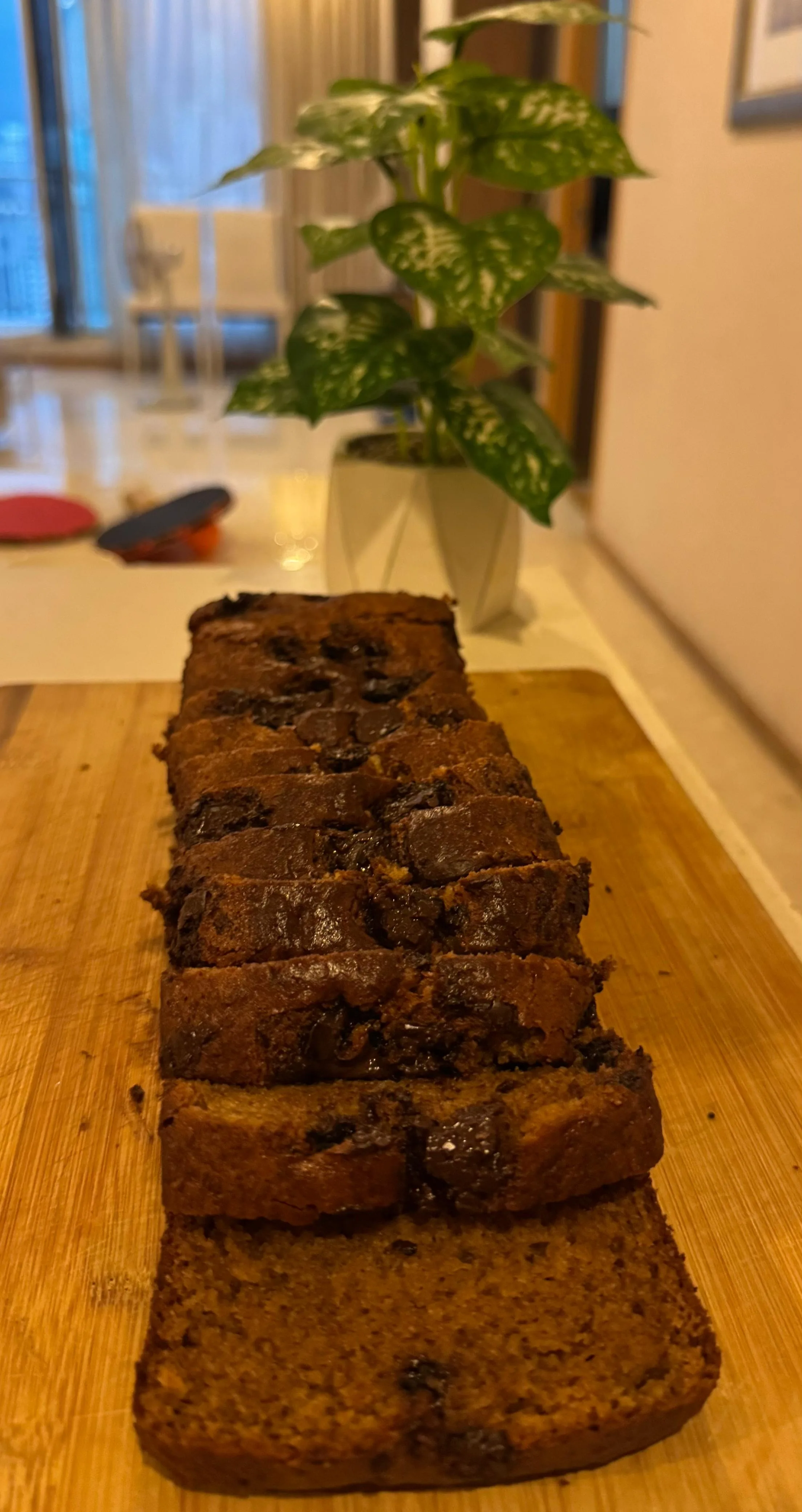 Artisanal brownie stack with chocolate drizzle