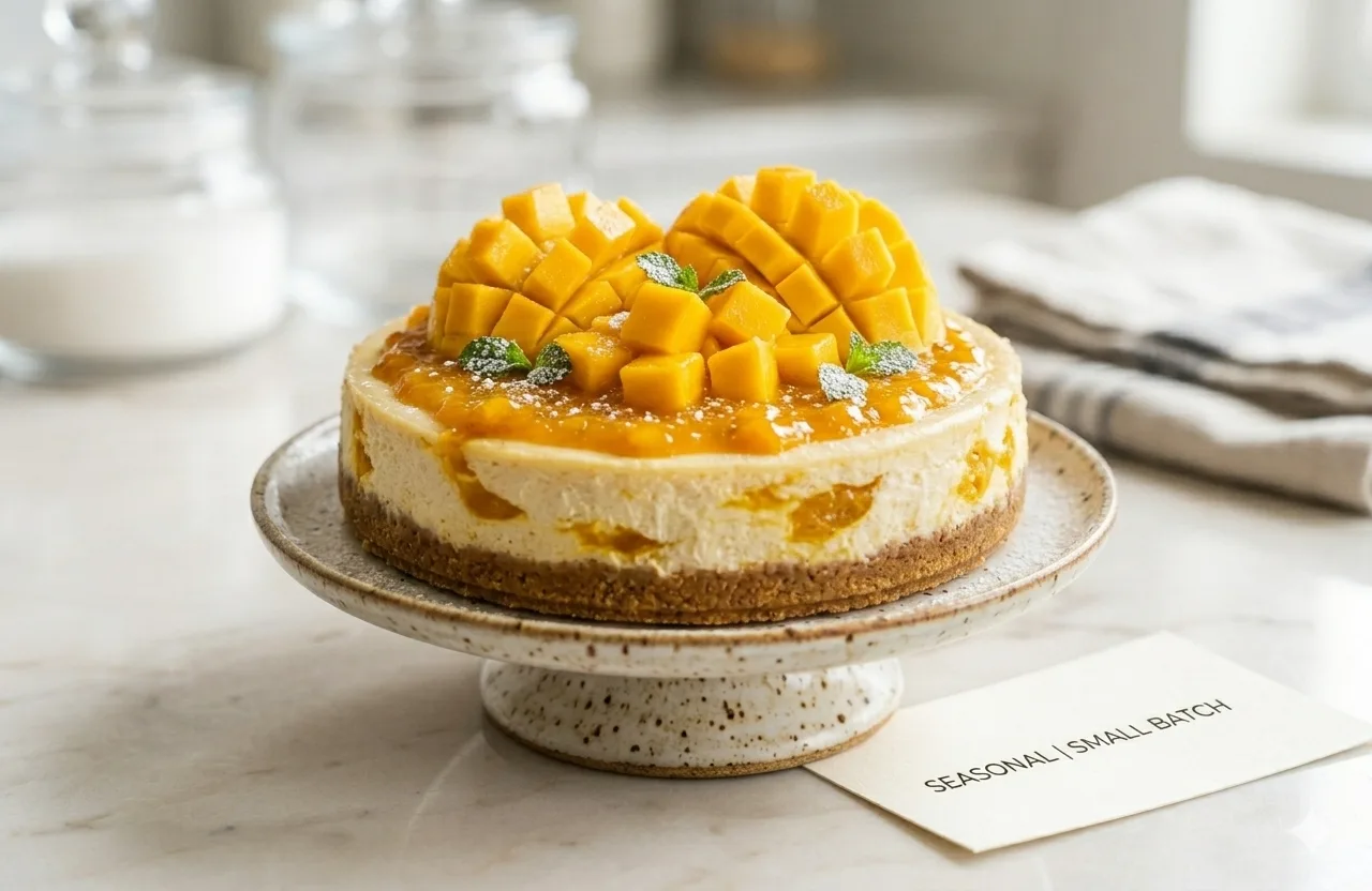 Seasonal Mango Cheese Cake