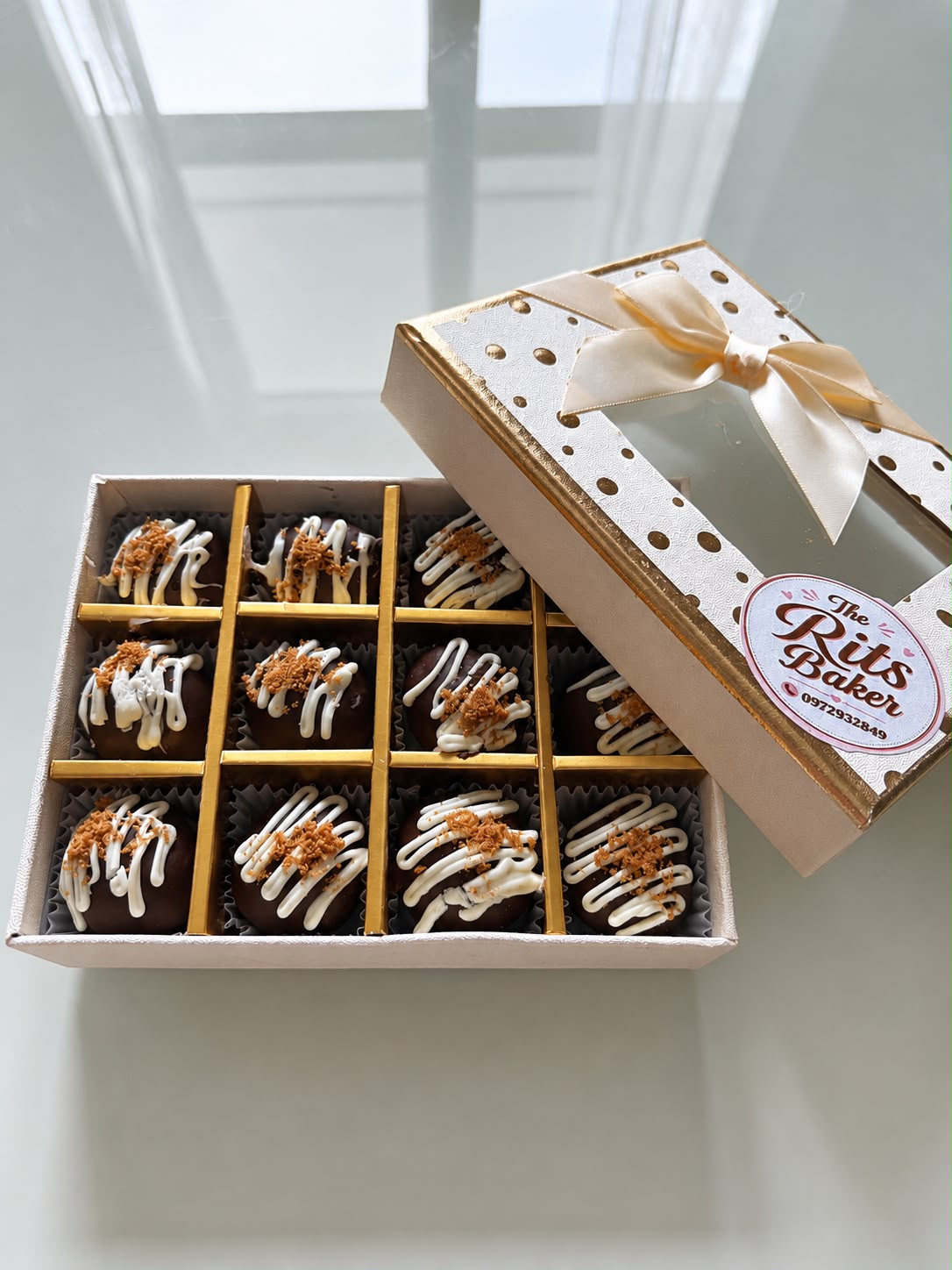 Assorted Biscoff Truffles