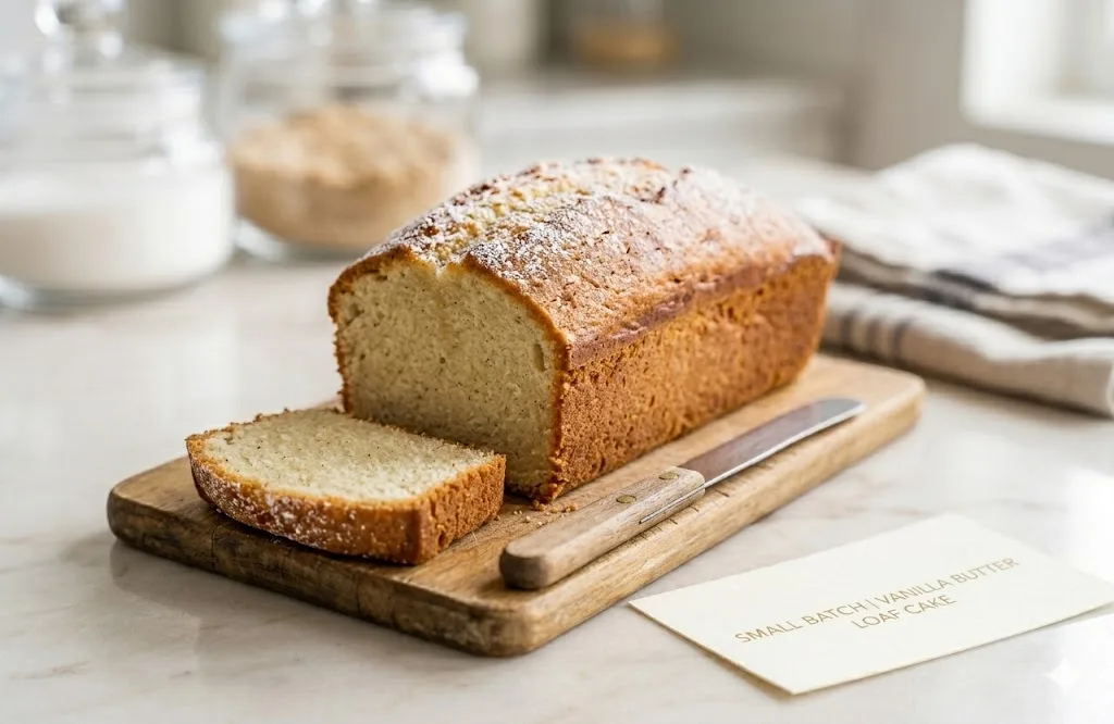 Vanilla Butter Loaf Cake