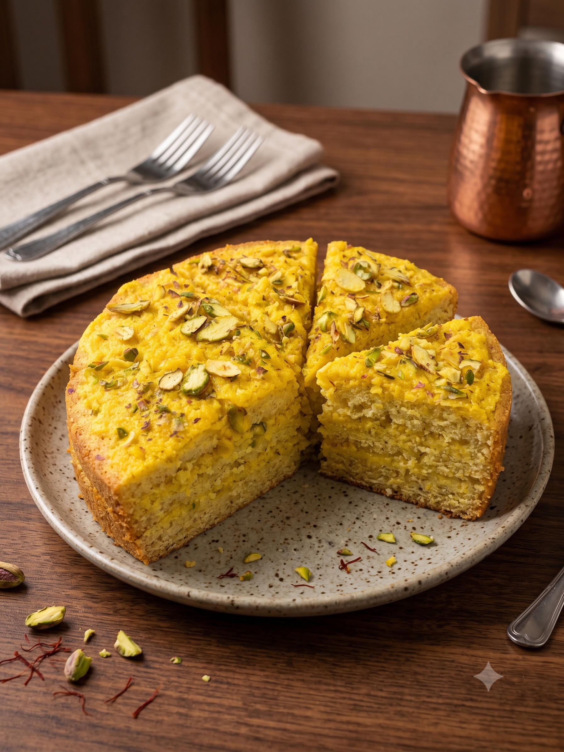 Traditional Mawa Cake